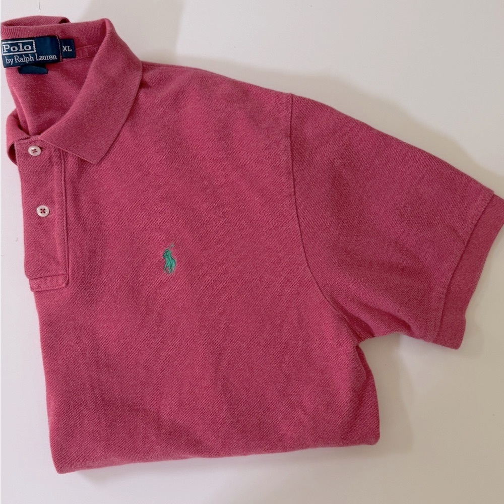 Ralph Lauren Pink Polo Short Sleeve Shirt Classic Style - XL / LIKE NEW!